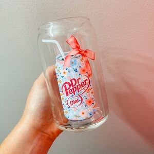 Dr Pepper Diet Glass Tumbler